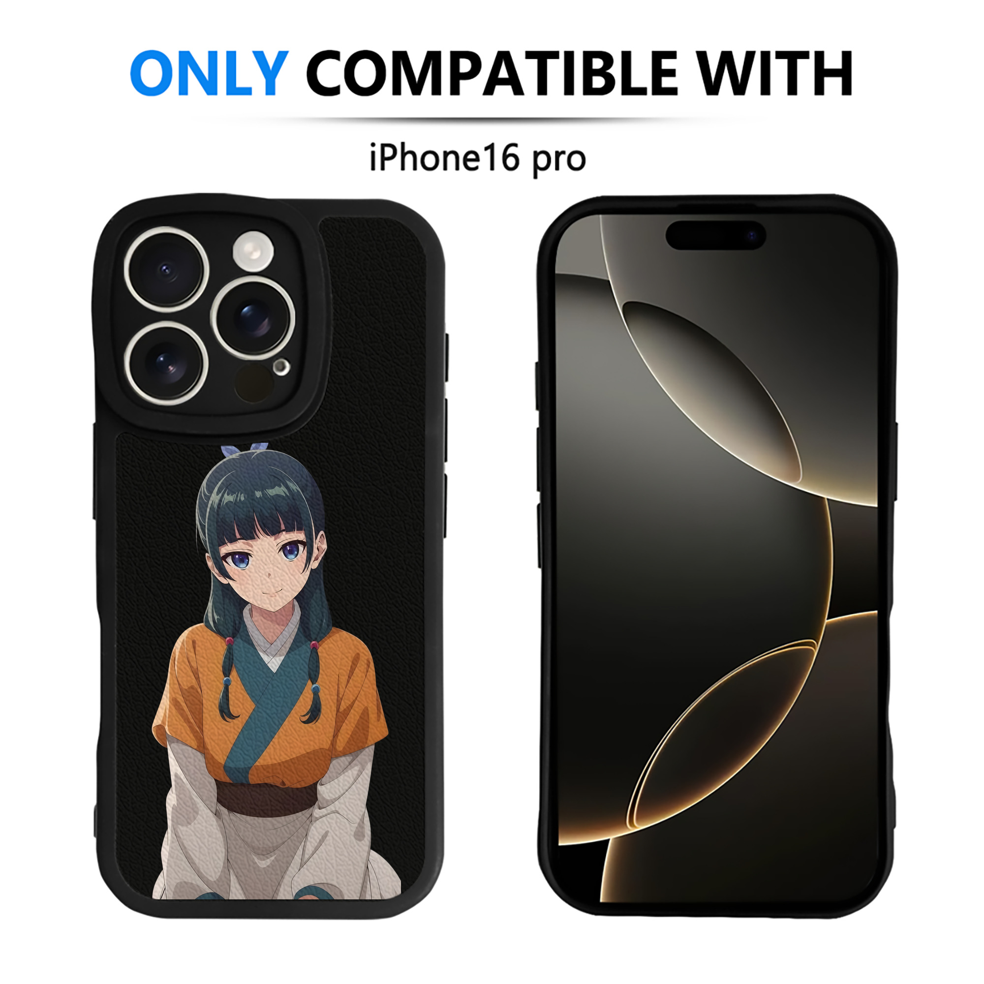 薬屋のひとりごと The Apothecary Diaries 【iPhone 16シリーズ対応】シリコンスマホケース（レザー調） 材質：シリコン